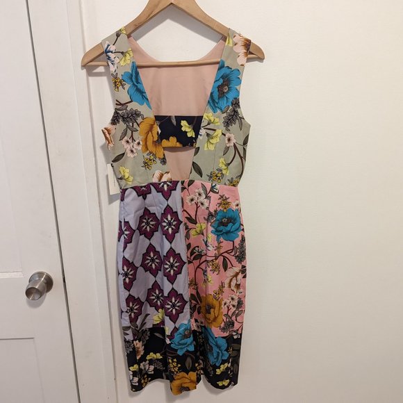 Anthropologie Maeve Floral Print Mini Dress - Picture 6 of 9